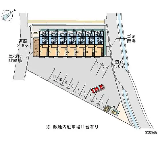 ★手数料０円★岡山市東区瀬戸町瀬戸　月極駐車場（LP）